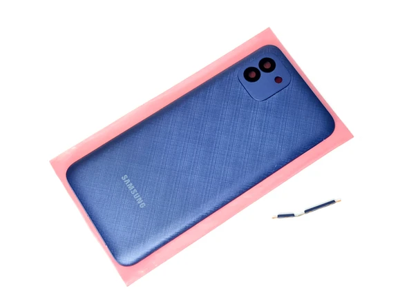 Samsung Galaxy A03 Sm A035 Uyumlu FULL KASA Arka Kapak Batarya Kapağı - MAVİ - Resim 2