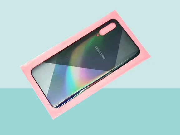 Samsung Galaxy A50S A507 Uyumlu Arka Kapak Batarya Kapağı - SİYAH ürün görseli 1