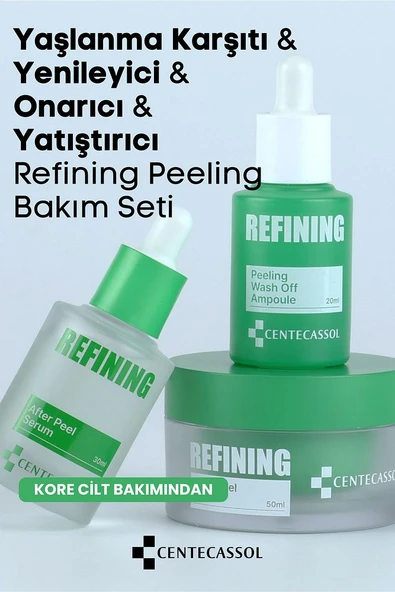 Yaşlanma Karşıtı & Yenileyici & Onarıcı & Yatıştırıcı Refining Peeling Bakım Seti - 7