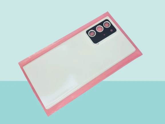 Samsung Galaxy NOTE 20 Uyumlu Arka Kapak Batarya Kapağı - BEYAZ- FULL LENSLİ ürün görseli 1