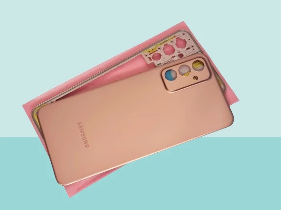 Samsung Galaxy M23 Uyumlu FULL KASA Arka Kapak Batarya Kapağı - GOLD - 1
