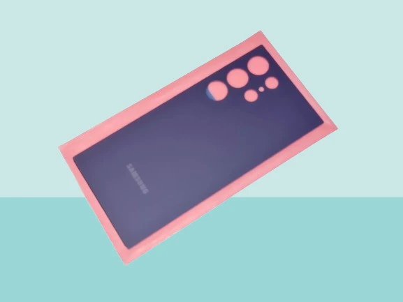 Samsung Galaxy S24 UTRA Uyumlu Arka Kapak Batarya Kapağı - MAVİ ürün görseli 1