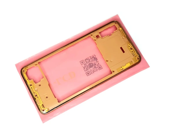 Samsung Galaxy A70 A705 Uyumlu FULL KASA Arka Kapak Batarya Kapağı - GOLD - 2