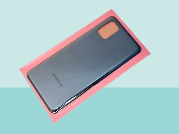 Samsung Galaxy M51 Uyumlu Arka Kapak Batarya Kapağı - SİYAH ürün görseli 1