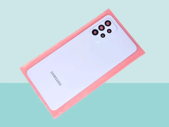 Samsung Galaxy A72 A725 Uyumlu Arka Kapak Batarya Kapağı - MAVİ - FULL LENSLİ ürün görseli 1