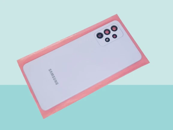 Samsung Galaxy A72 A725 Uyumlu Arka Kapak Batarya Kapağı - MOR - FULL LENSLİ ürün görseli 1