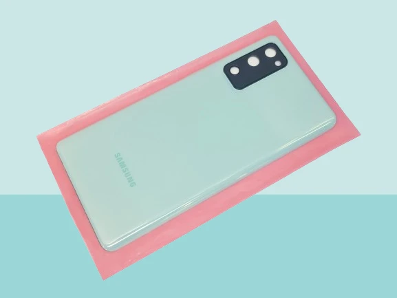 Samsung Galaxy S20 FE Uyumlu Arka Kapak Batarya Kapağı - MAVİ - FULL LENSLİ