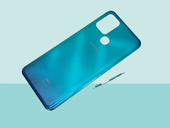 Infinix HOT 10 FULL Uyumlu FULL KASA Arka Kapak Batarya Kapağı - MAVİ ürün görseli 1