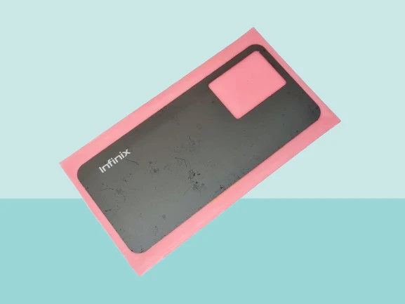 Infinix NOTE 12 PRO Uyumlu Arka Kapak Batarya Kapağı - SİYAH ürün görseli 1