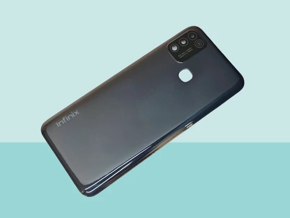 Infinix HOT 11 PLAY Uyumlu FULL KASA Arka Kapak Batarya Kapağı - SİYAH ürün görseli 1