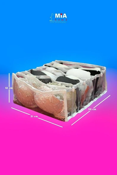 Sütyen Düzenleyici Large Boy /çekmece Düzenleyici - Cepli Organizer - Akordiyon Düzenleyici
