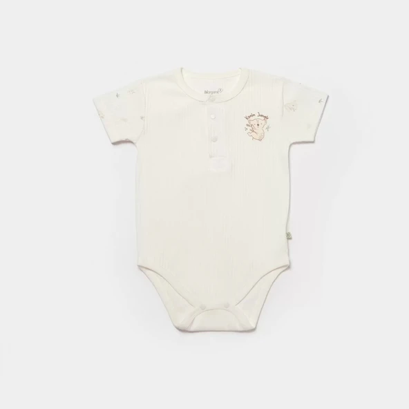 Lenaca Koala Jungle Kısa Kol Bebek Body  Mint