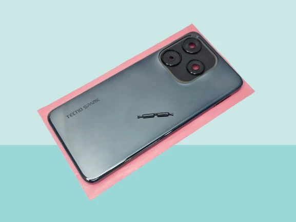 Tecno SPARK 10C Uyumlu FULL KASA Arka Kapak Batarya Kapağı - SİYAH ürün görseli 1