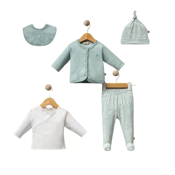 Lenaca Tropical Cutie 5 Parça Hastane Çıkışı Green
