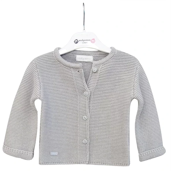 Lenaca Basic Bebe Ceket Grey Melange