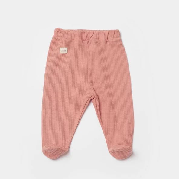 Lenaca Waffle Smile Patikli Pantolon  Redbrown