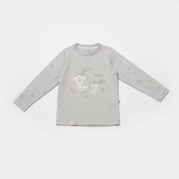 Lenaca Koala Jumper Pijama Takım  Gri - 3