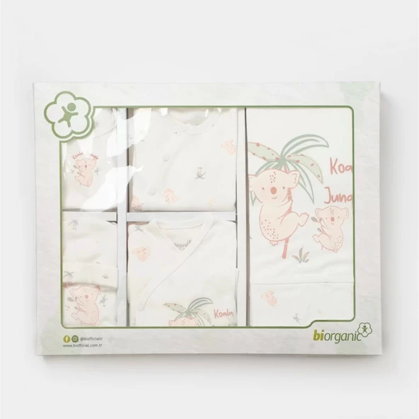 Lenaca Koala Jungle 10'lu Hastane Çıkış Seti  Pembe - 3