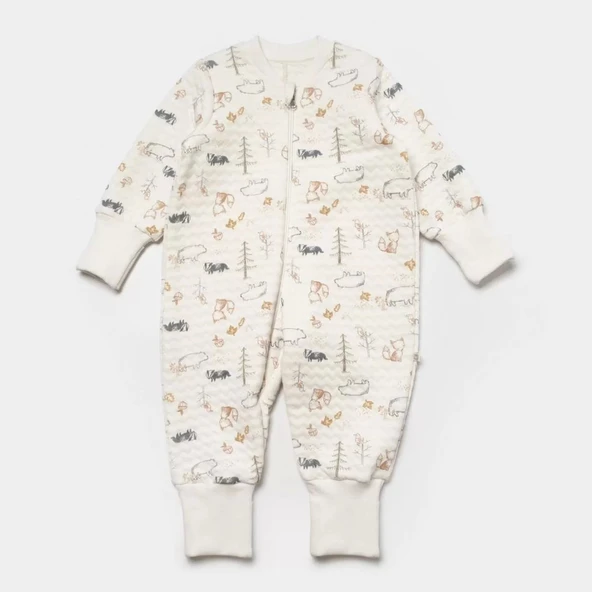 Lenaca Wild Forest Bebek Uyku Tulumu  Mustard