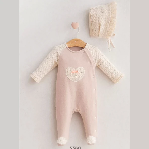Lenaca Baby Cheerful Lace Tulum  Gül Kurusu