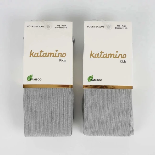 Lenaca Beyza Kız Bambu Külotlu 1-5 Yaş  Gri