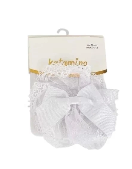 Lenaca Kurdele Popo Aks. Kız Bebek Külotlu Çorap - Resim 2