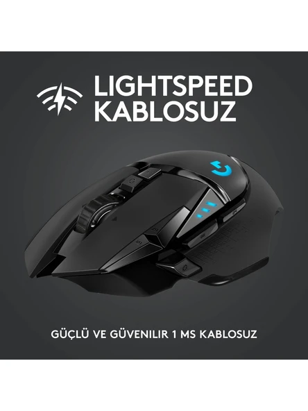Logitech G502 910-005568 Lightspeed Hero Şarjlı Optik Kablosuz Oyuncu Mouse - 2