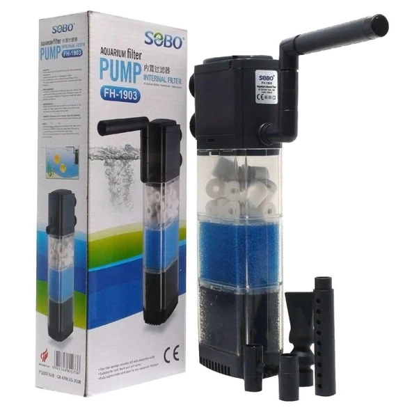 Sobo FH-1903 Akvaryum İç Filtre 1500 L/H