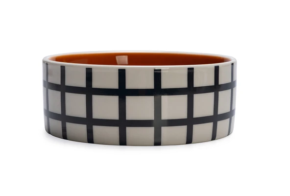 Beeztees Köpek Mama Su Kabı, Seramik, Kiremit Beyaz, 13,5cm, 500ml - Resim 3