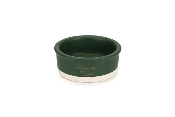Beeztees DBL Kedi Mama Su Kabı, Seramik, Mat Yeşil, 12cm, 300ml