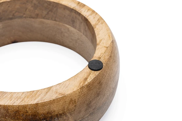 Beeztees DBL Köpek Mama Su Kabı, Dışı Masif Ahşap, Paslanmaz Çelik, 16,5cm, 650ml - Resim 9