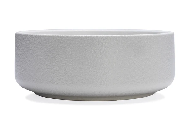 Beeztees DBL Köpek Mama Su Kabı, Seramik, Mat Beyaz, 18cm, 1200ml - Resim 2