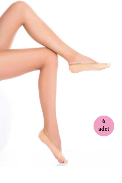 SheDo 6 Adet Microfiber Suba Kadın Babet Çorap Sahra 51