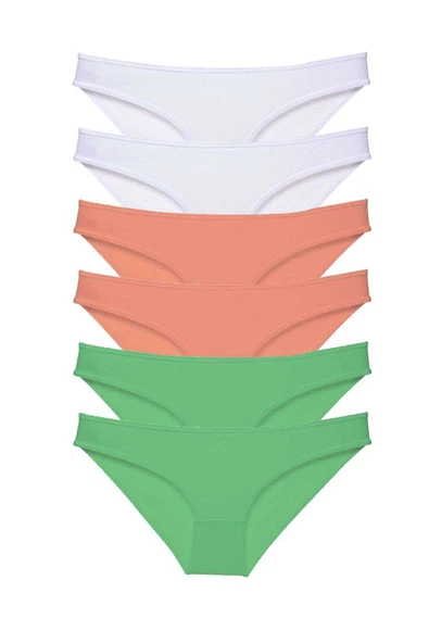 SheDo 6 adet Süper Eko Set Likralı Kadın Slip Külot 550