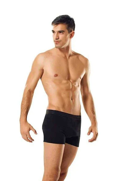 SheDo 3 adet Tk Likralı Erkek Siyah Boxer 0114