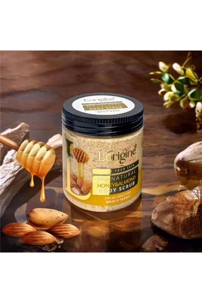 LORİGİNE DE LA BEAUTE honey & Almond Body Scrub 500 ml - 2