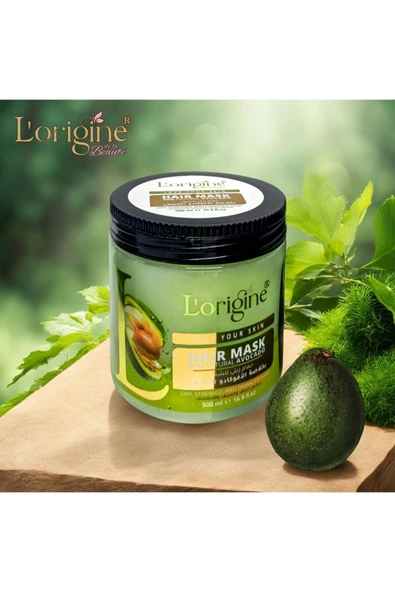 LORİGİNE DE LA BEAUTE Saç Maskesi Avakado Özlü 500ml Hair Mask Besleyici Bakım - 2