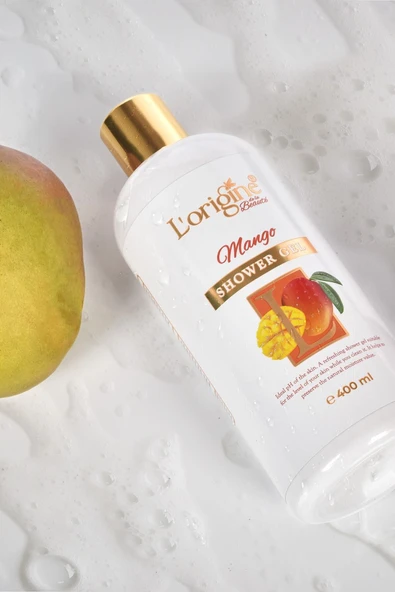 LORİGİNE DE LA BEAUTE Duş Jeli Mango Özlü 400 ml Güne Ferah Başla - 3