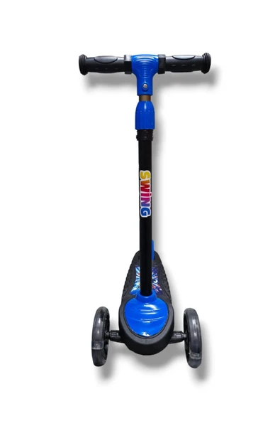 ÇEKİRDEK ZEKA SWİNG SCOOTER MAVİ 3 tekerlekli LED IŞIKLI 3yaş+ Çocuk Scooter 40kğ Kapasiteli - 6