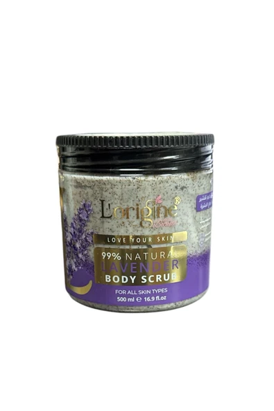 LORİGİNE DE LA BEAUTE Vücut Peeling Lavanta Özlü Body Scrub 500 ml - 4