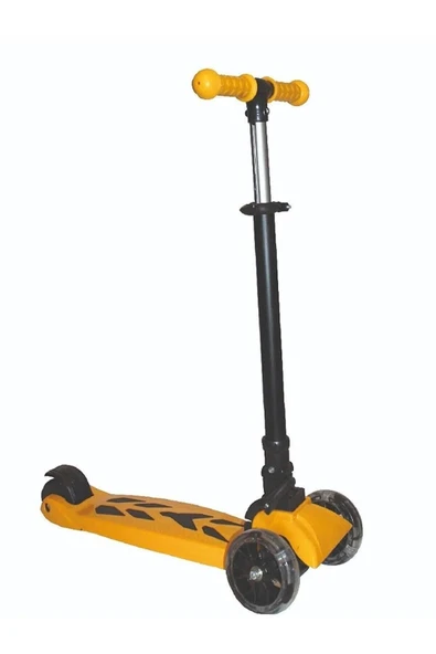 ÇEKİRDEK ZEKA WİNKY SCOOTER TURUNCU Katlanabilir Scooter 3 Tekerli Işıklı Kutulu Scooter - 2