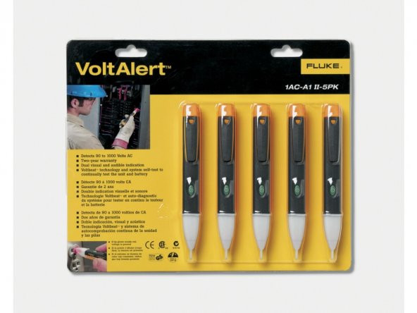 FLUKE 1AC-II 5PK VOLTALERT VOLTAJ DEDEKTÖRÜ (5li PAKET)