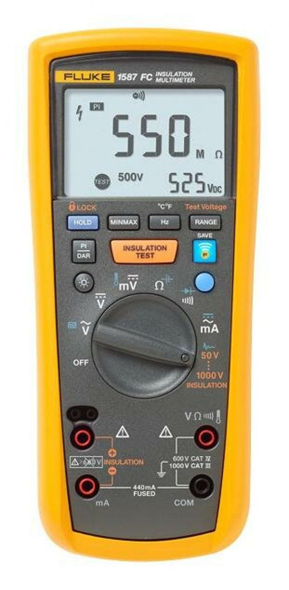 FLUKE 1587FC İZOLASYON MULTİMETRE ürün görseli 1