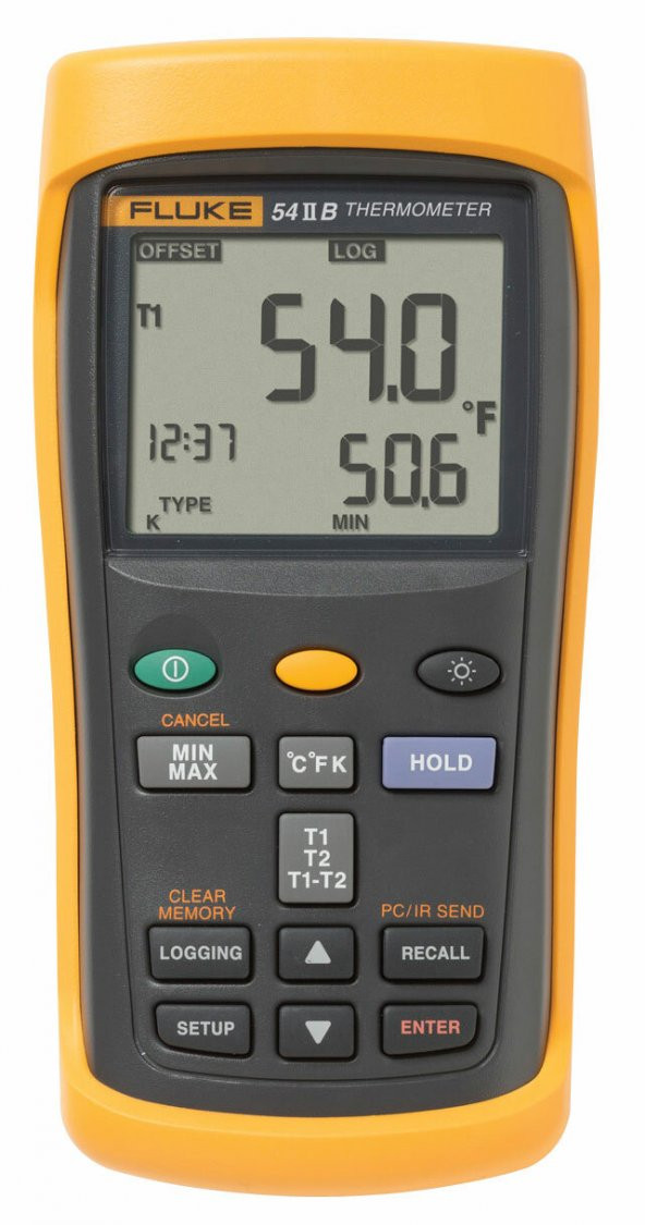 FLUKE 54 II ÇİFT GİRİŞLİ DİJİTAL TERMOMETRE
