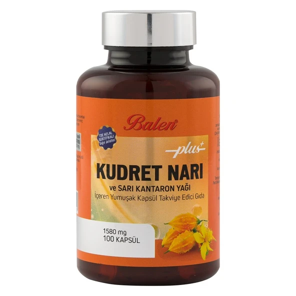 Balen Kudret Narı ve Sarı Kantaron Yağı İçeren Yumuşak Kapsül