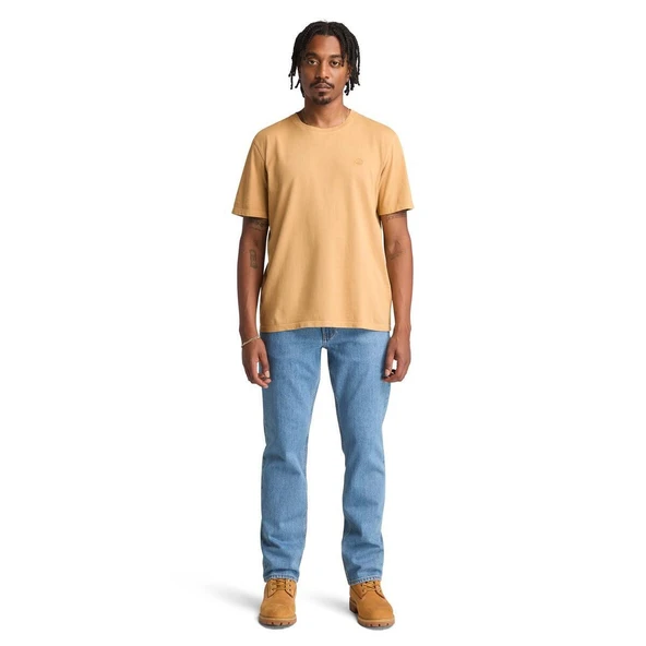 Timberland DUNSTAN RIVER Garment Dye T Erkek Tişört TB0A5YAYEH31 - Resim 4