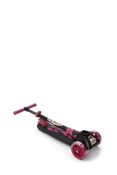 ÇEKİRDEK ZEKA WİNKY SCOOTER PEMBE Işıklı 3 Tekerli Katlanabilir - 3