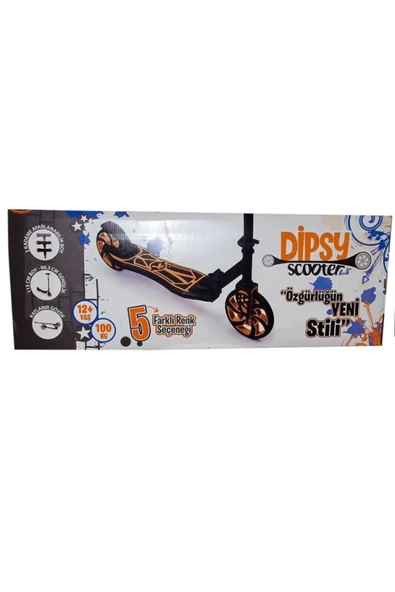ÇEKİRDEK ZEKA DİPSY SCOOTER KIRMIZI İki Tekerlekli Katlanabilir Gövde Scooter - 2