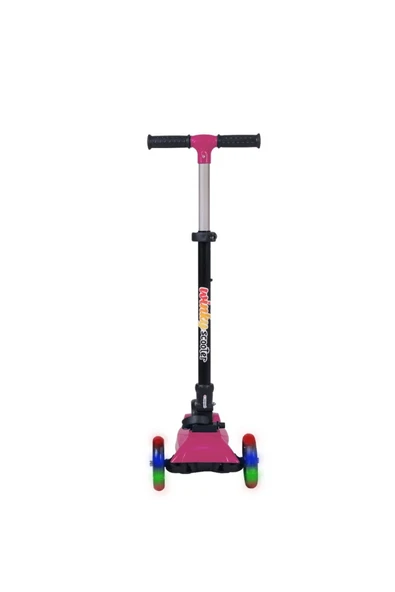 ÇEKİRDEK ZEKA WİNKY SCOOTER PEMBE IŞIKLI TEKER KATLANABİLİR 5+YAŞ - 4