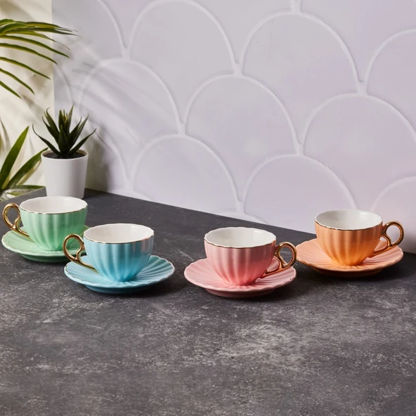 Karaca Golf 4 Kişilik Kahve Fincan Takımı 90ML - Resim 3